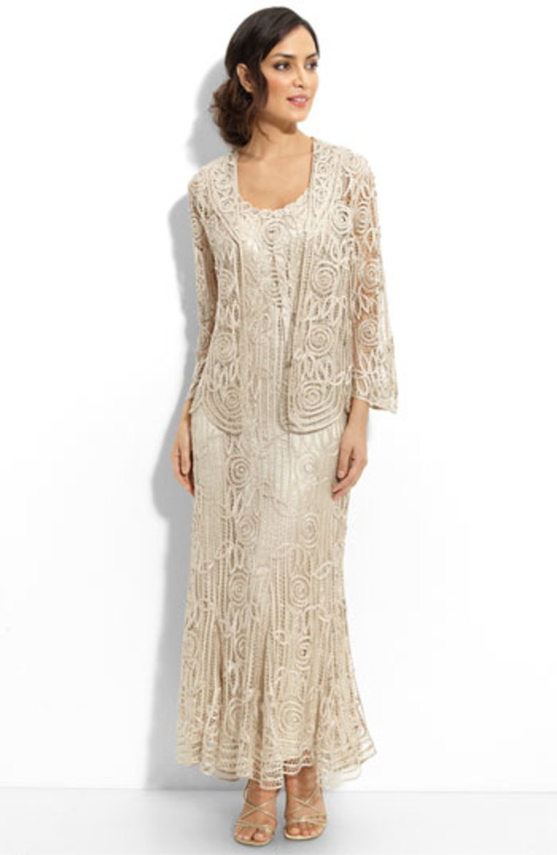 Soulmates Bead Crochet Dress & Jacket