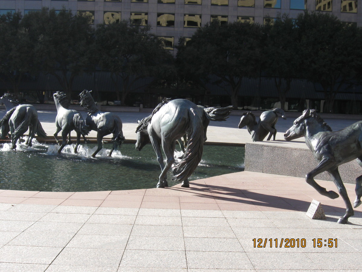 Mustangs of Las Colinas World's Largest Equestrian Sculpture Horses