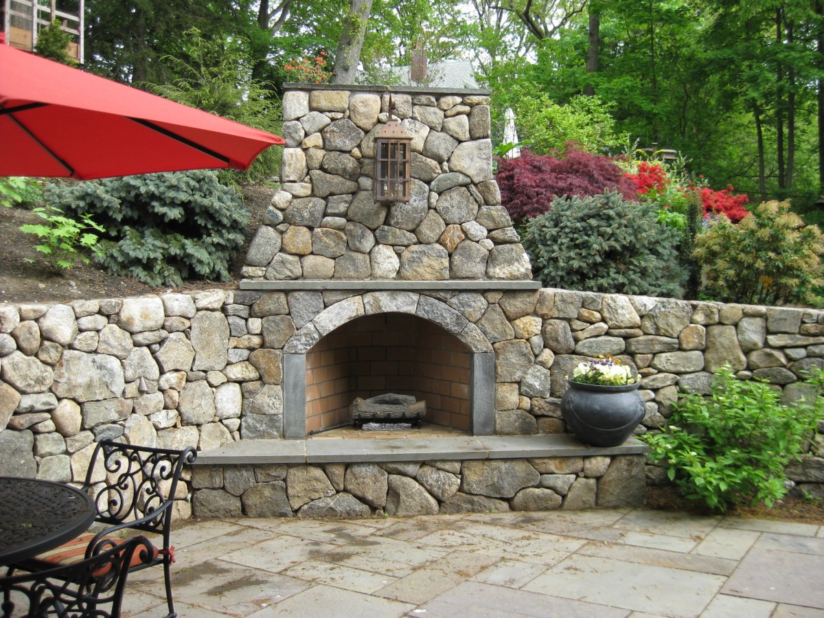 Outdoor Faux Stone Fireplace Fireplace Guide by Linda