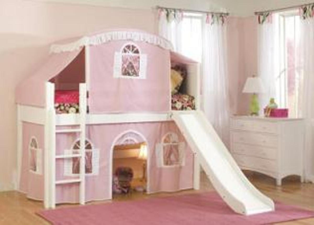Bunk Beds With Slides For Boys And Girls, Loft beds, Cheap Bunk Beds
