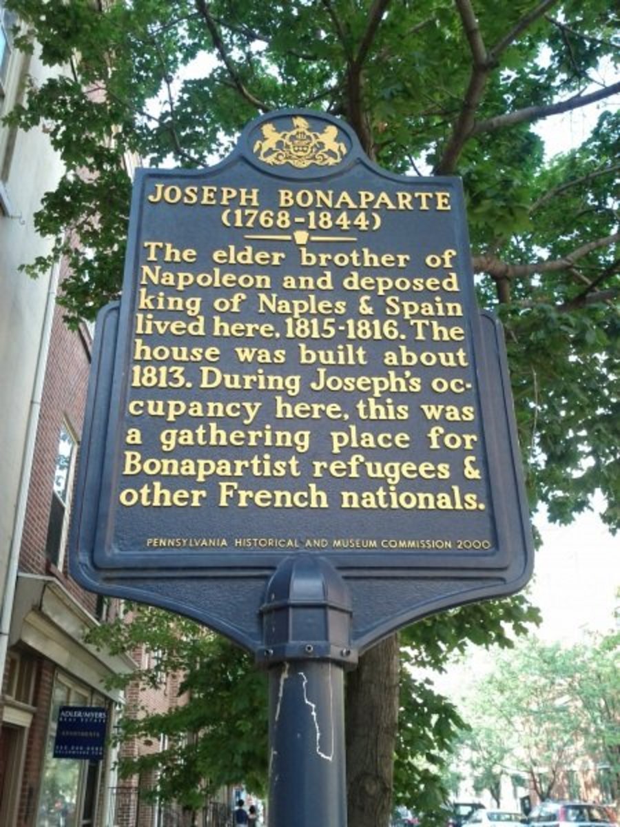 Joseph Bonaparte of Point Breeze, Bordentown New Jersey, Napoleon's