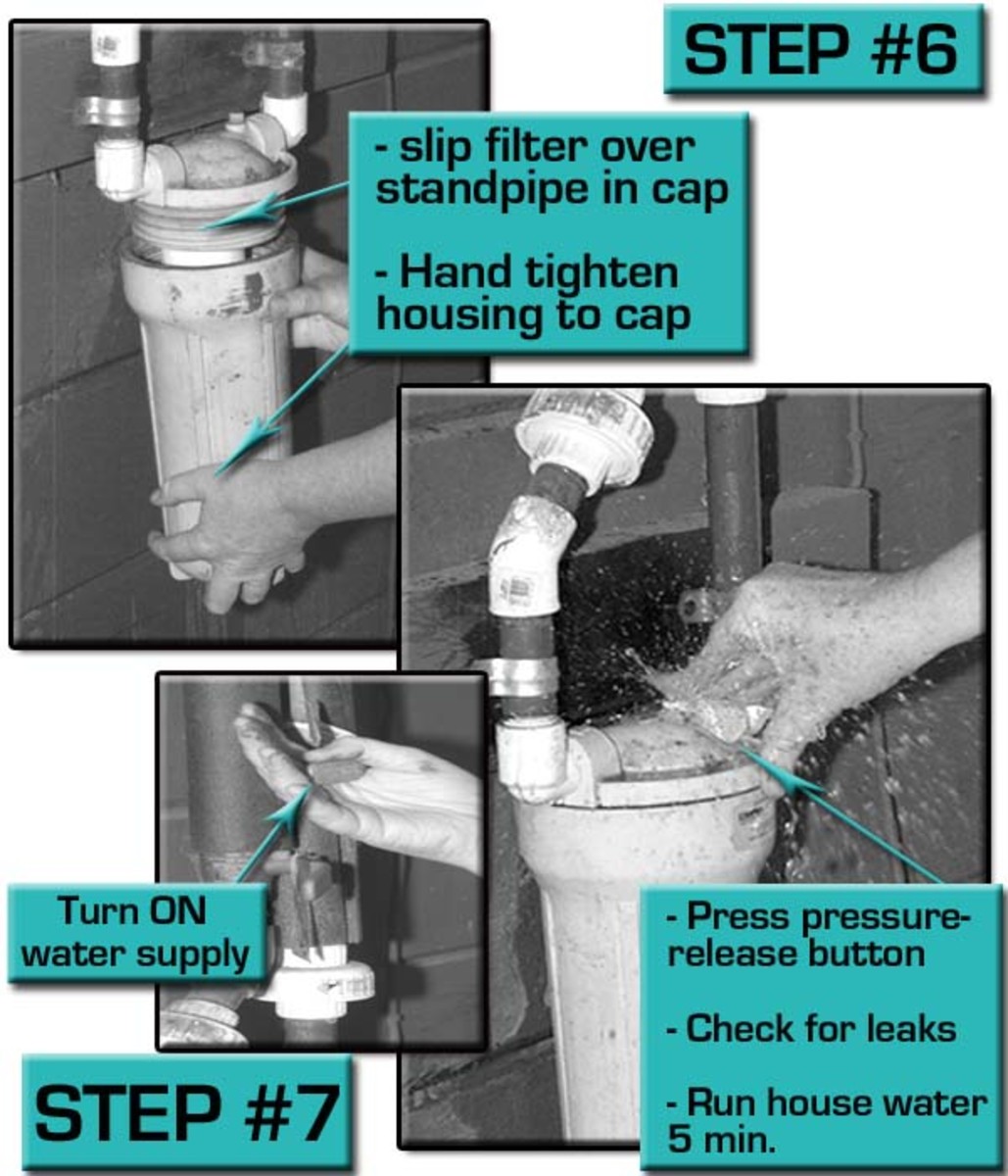 How to Replace a WholeHouse WaterFilter Sediment Cartridge Dengarden