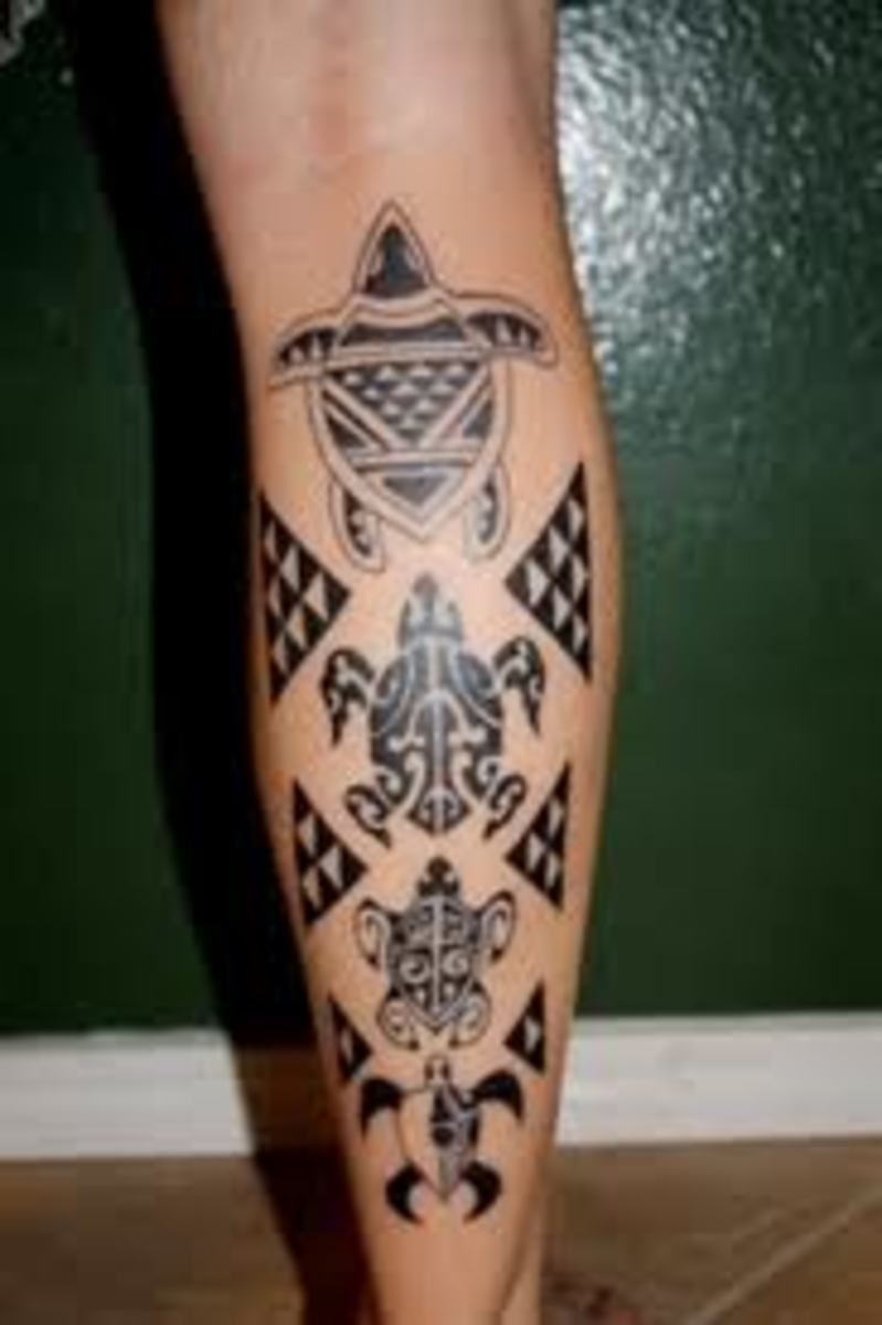 Pacific Island Tattoos; Moko Style and Hawaiian Tattoos