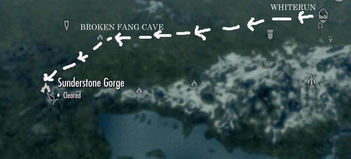 Skyrim Words Of Power Locations Map Maps For You