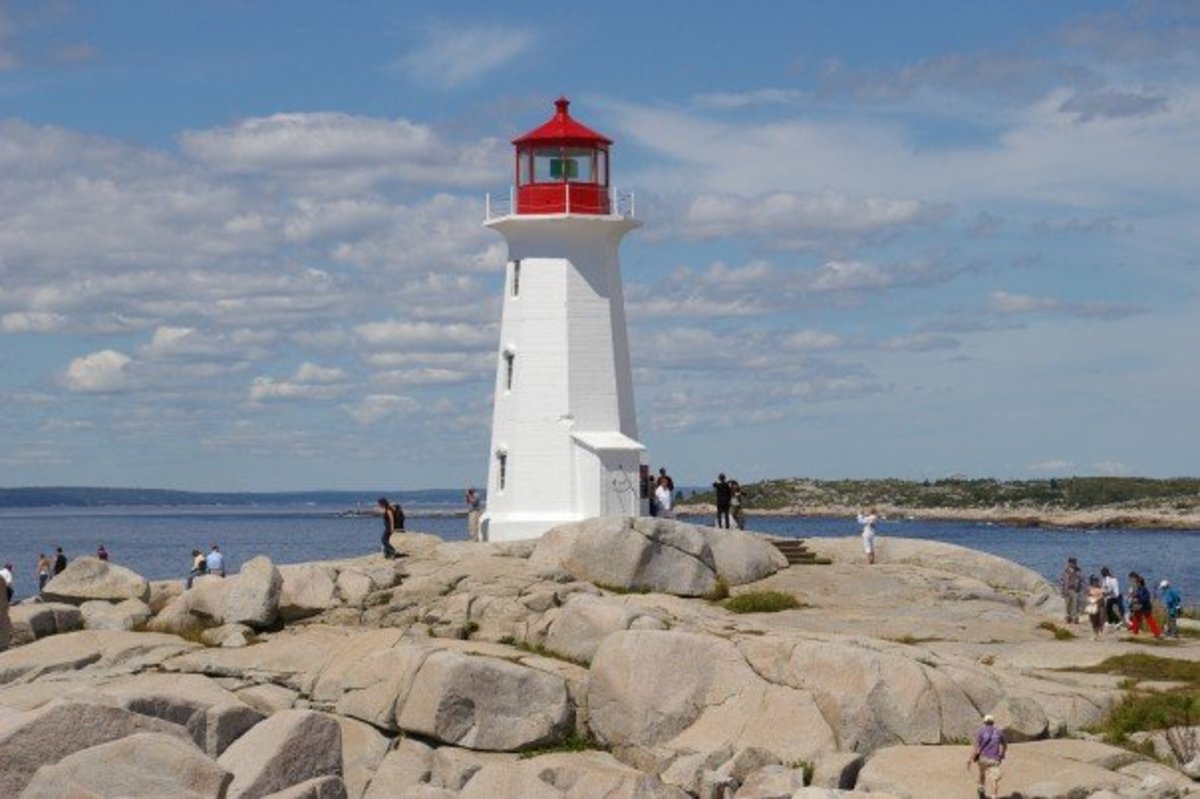 Peggy's Cove, Nova Scotia, Where Waves and Rocks Collide, Washed by