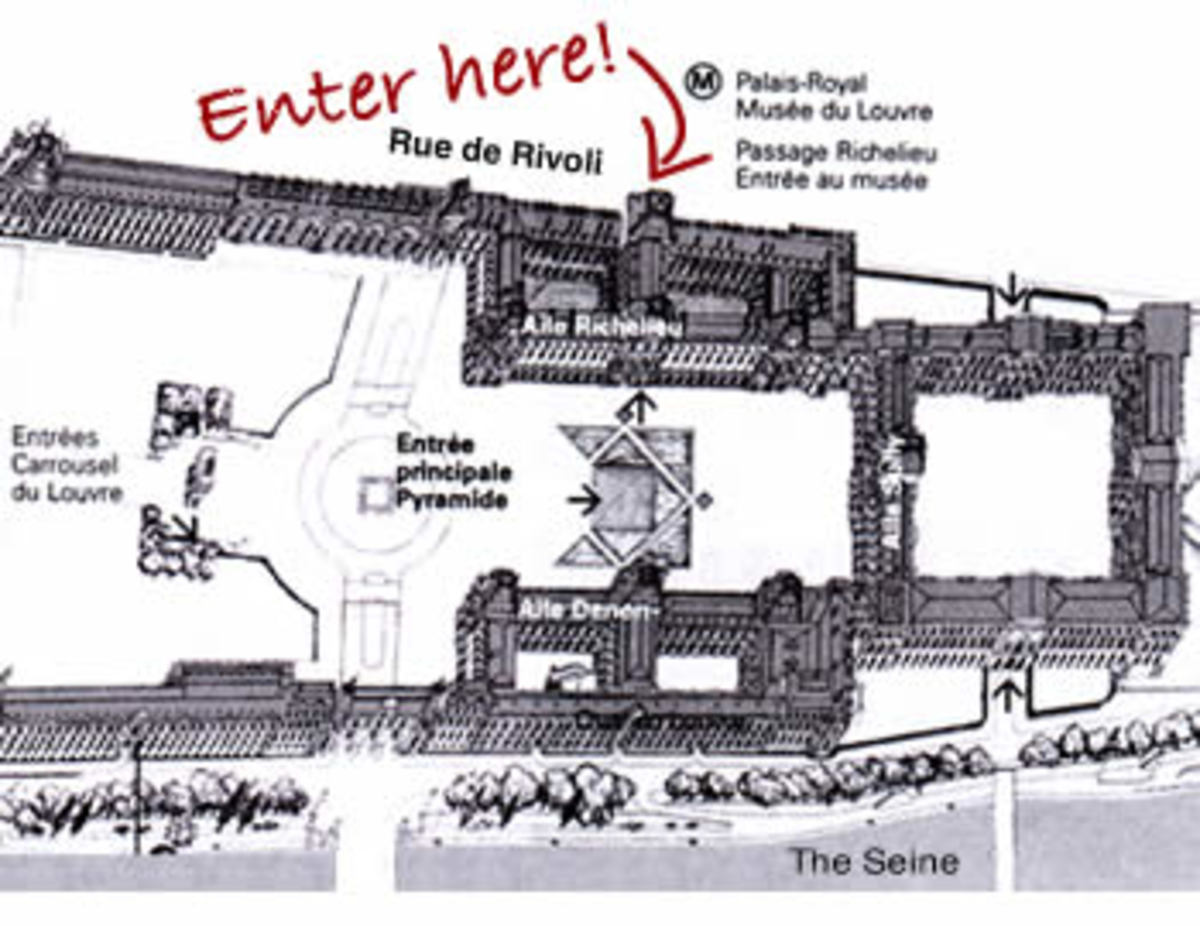 Louvre Museum in Paris. Maps, fast entrances, easy tickets, history in