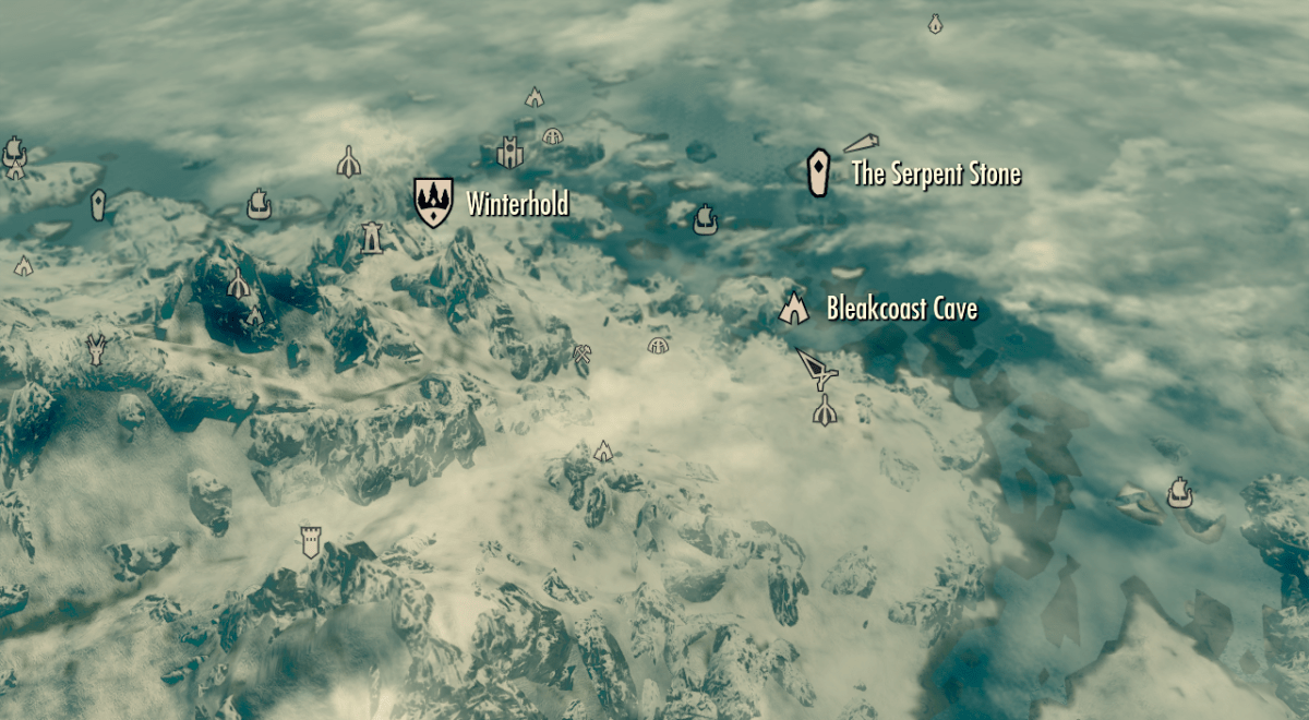 The Serpent Stone Standing Stone Primary Location "The Elder Scrolls V Skyrim" LevelSkip