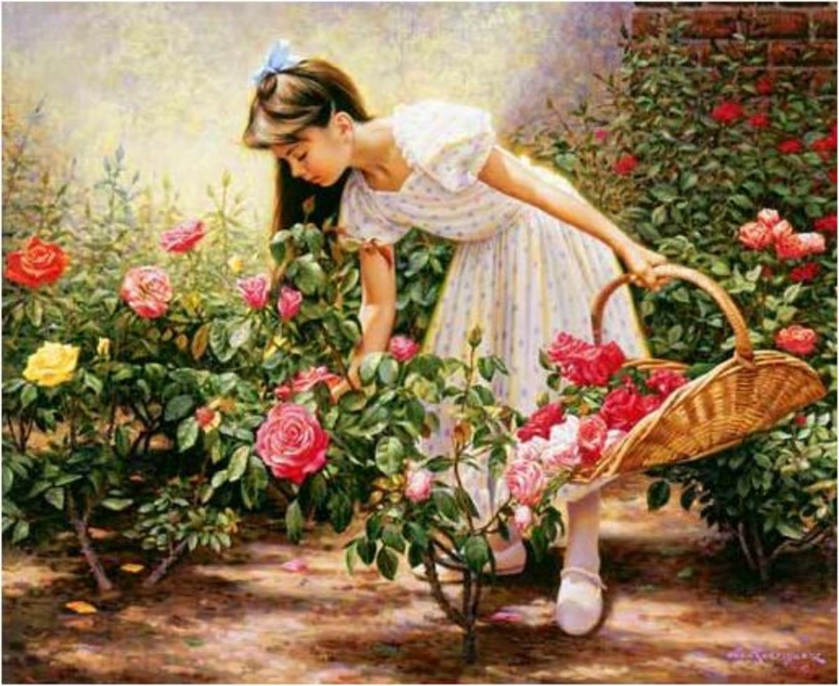 A Poem For Grandma. Grandma's Rose Garden, Haiku HubPages