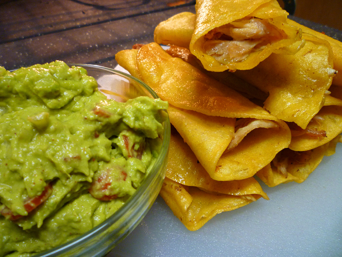 Chicken Flautas Recipe Delishably