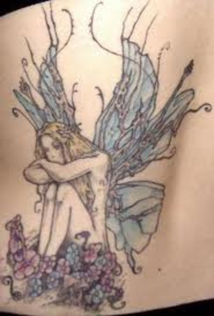 Fairy Tattoos, Fairy Tattoo Designs, And Fairy Tattoo Meanings; Pixie