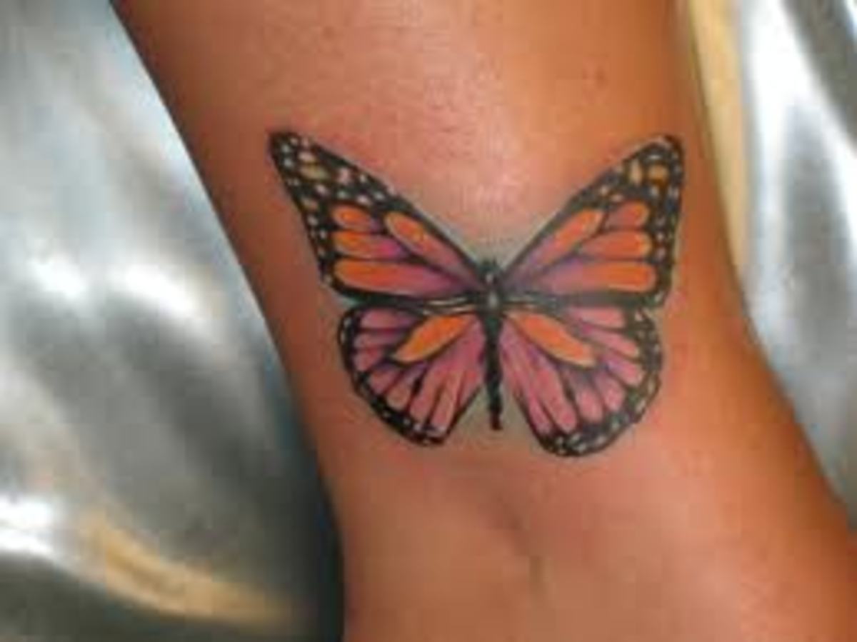 Great Butterfly Ankle Tattoos Ideas And Meanings Butterfly