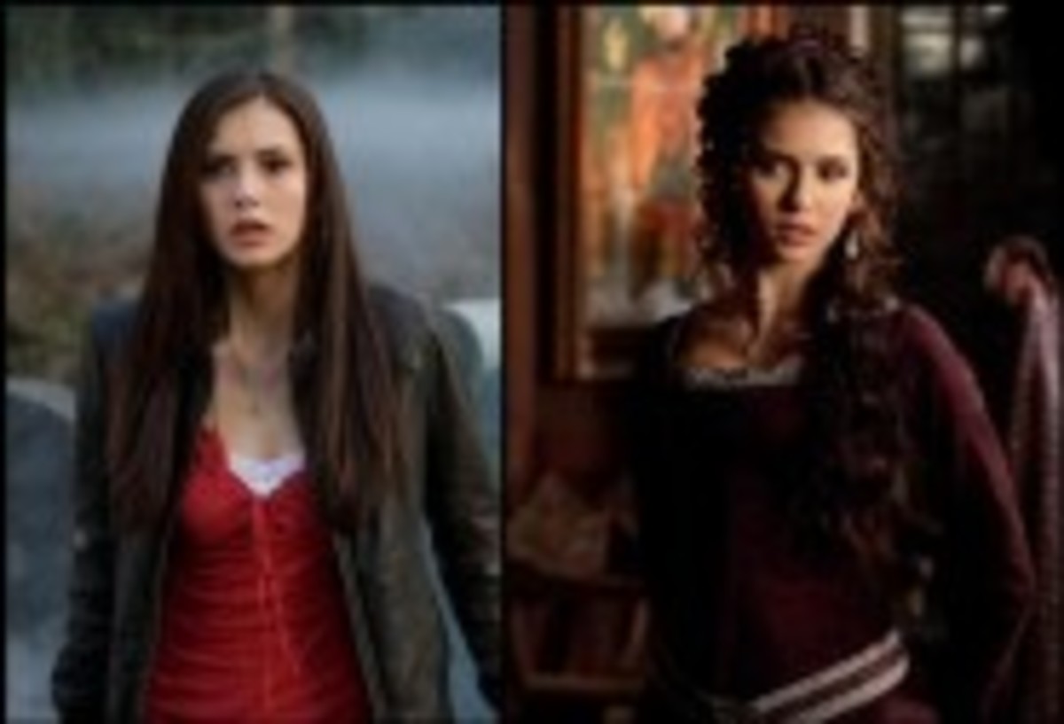 The Vampire Diaries Elena Gilbert Versus Katherine Pierce and Katerina Petrova