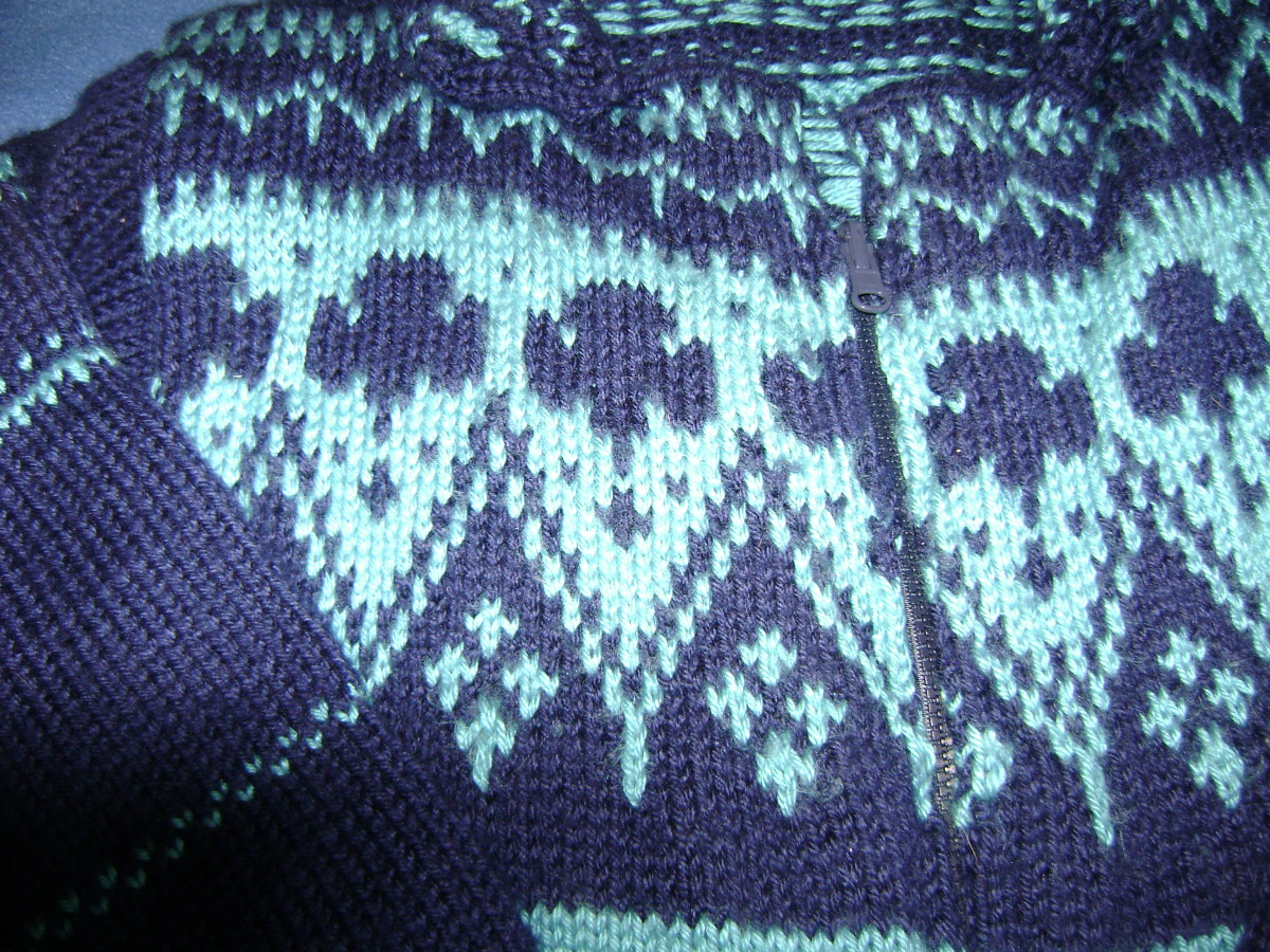 How to Knit With Color Patterns Step by Step to a Fair Isle Sweater HubPages