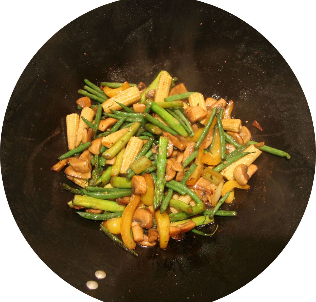 Stirfried Baby Corn and Broccoli in Oyster Sauce Delishably