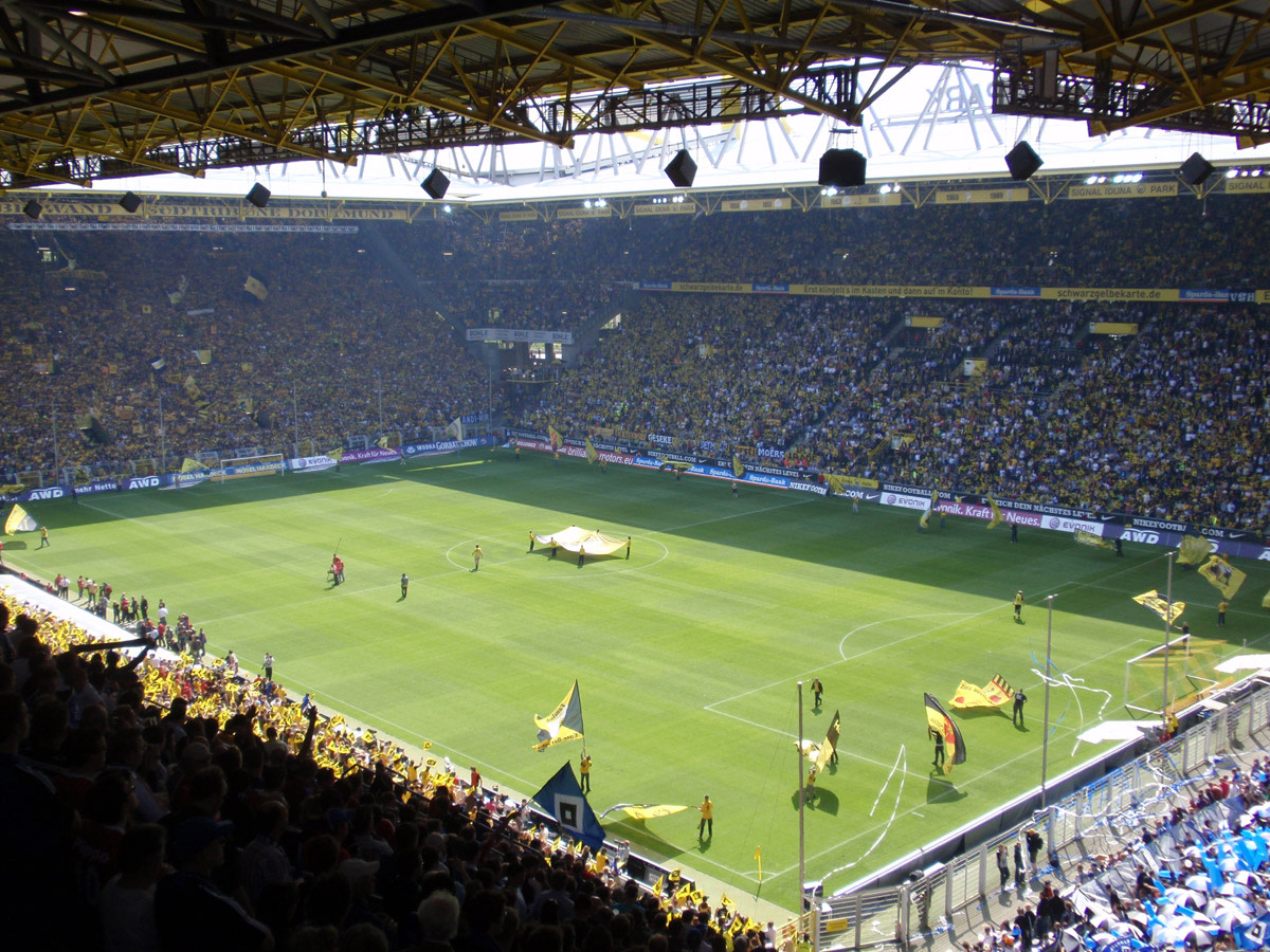 The 10 Biggest Football (Soccer) Stadiums in Germany (by capacity