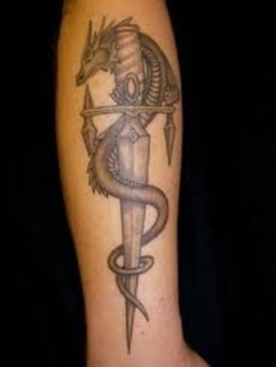 Sword and Dagger Tattoo Designs and Meanings TatRing