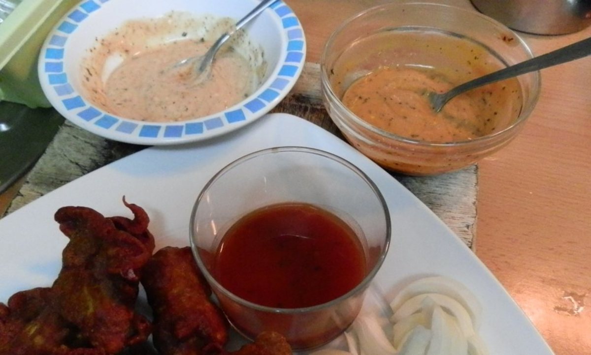 Simple Chicken Pakora and Red Sauce Recipe Delishably