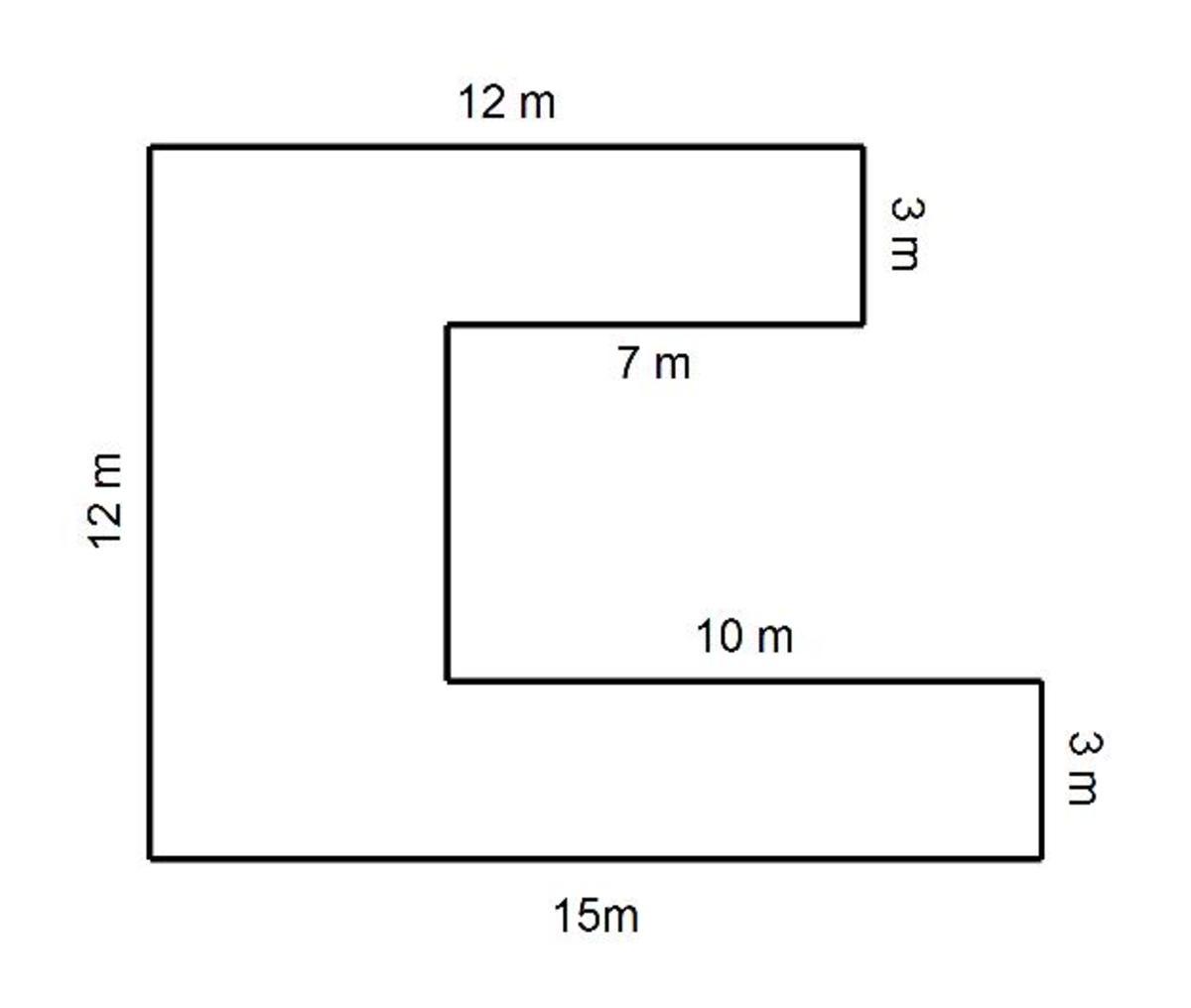 Compound Shapes How to Find the Area of an LShape Owlcation