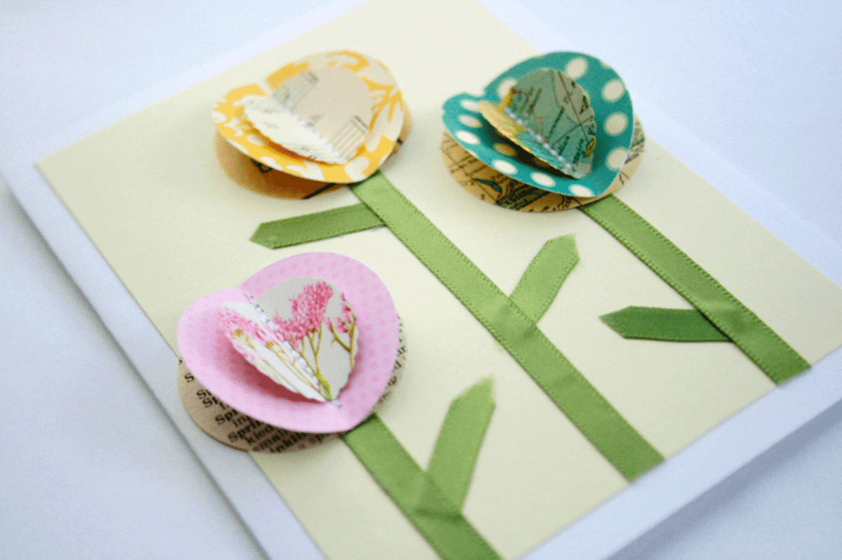 DIY Embroidered Birthday Cards Crafting Cheerfully