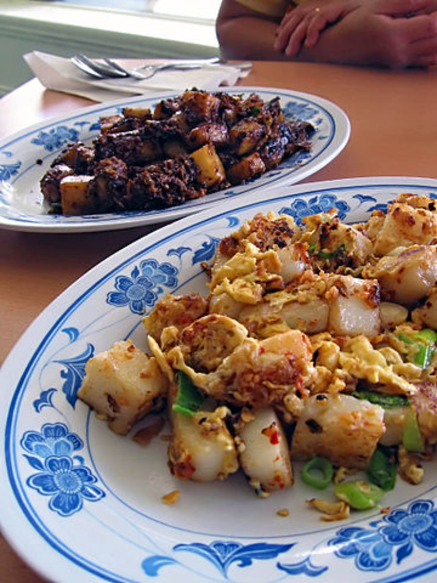 White Radish Cake Recipes Hong Kong Style Dim Sum and Singapore Hawker Style Delishably