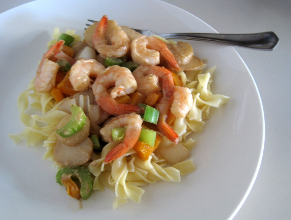 Easy Shrimp StirFry With Sesame Tahini Sauce Recipe Delishably