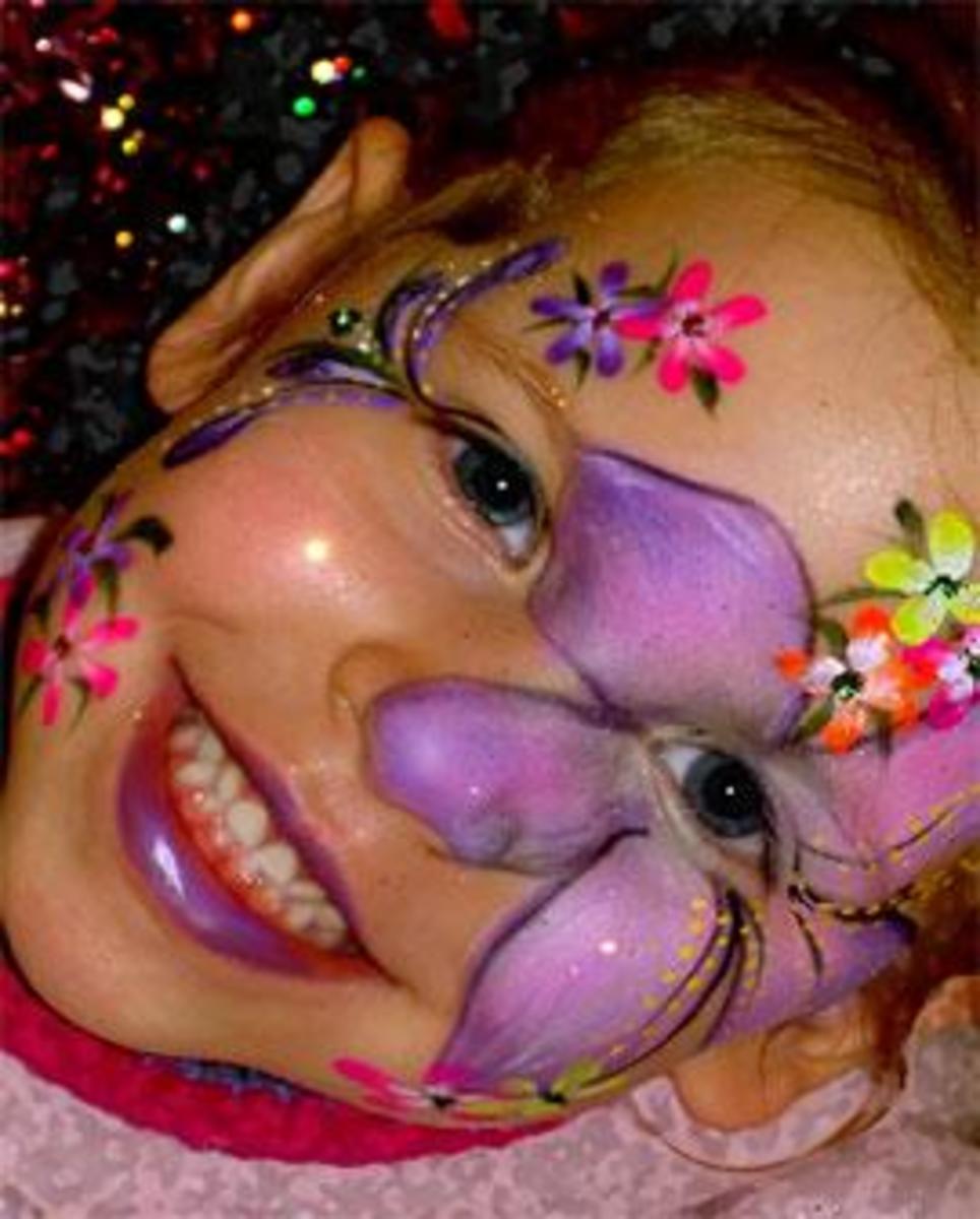 Flower Face Painting for Children Designs, Tips and Tutorials HubPages