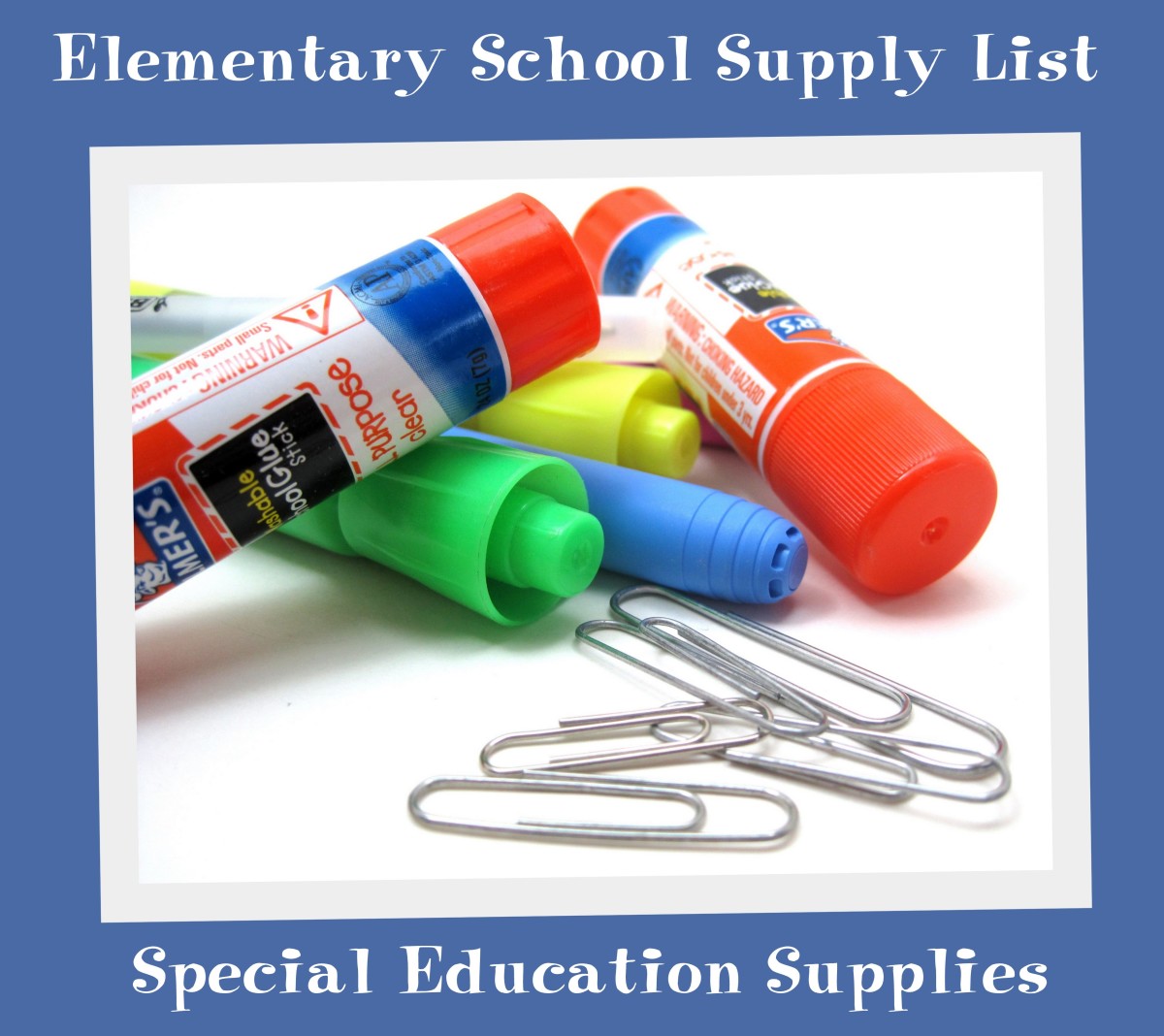 Elementary School Supply List Special Education Supplies HubPages