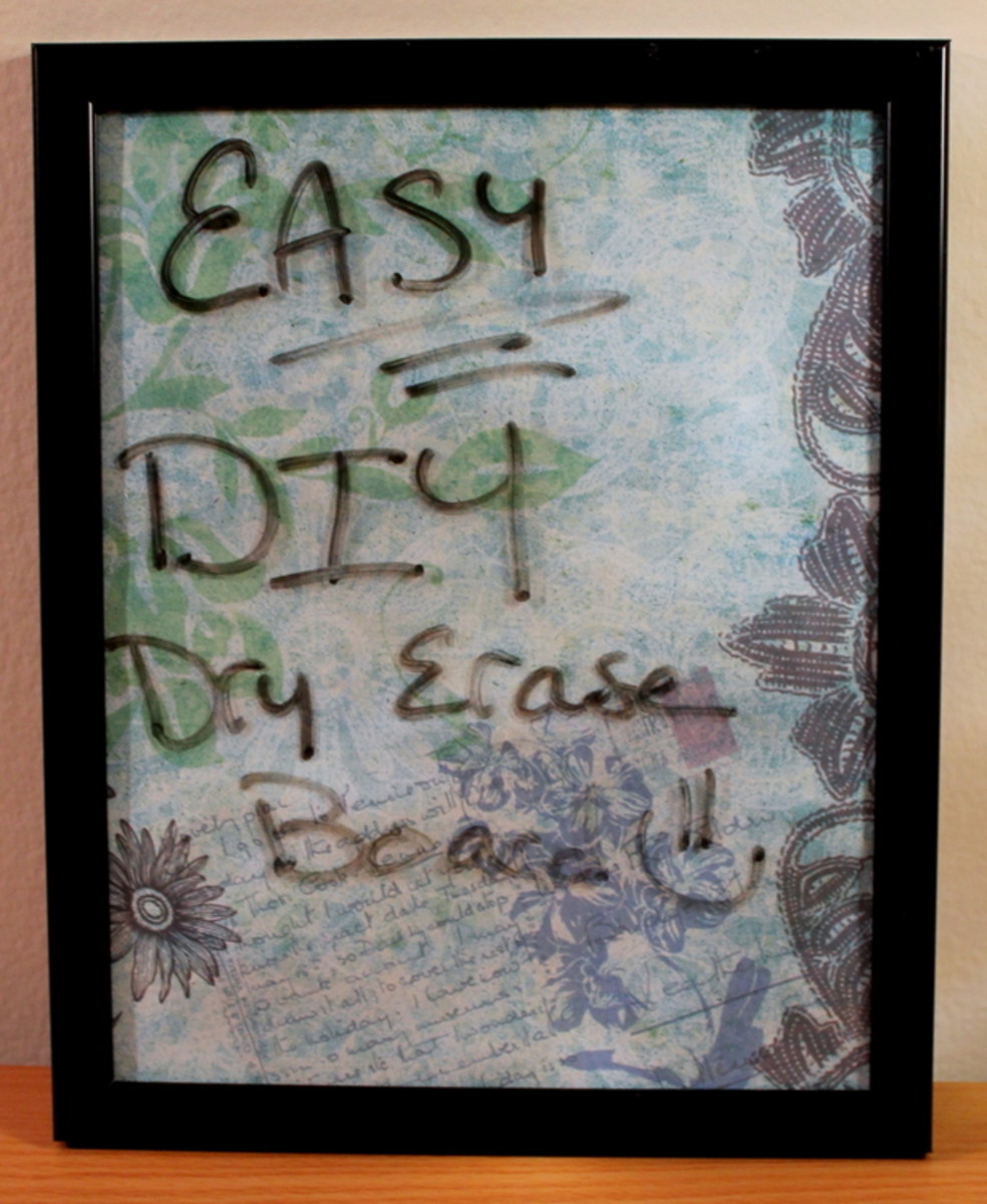 How to Make a Dry Erase Board DIY Glass Dry Erase Board HubPages