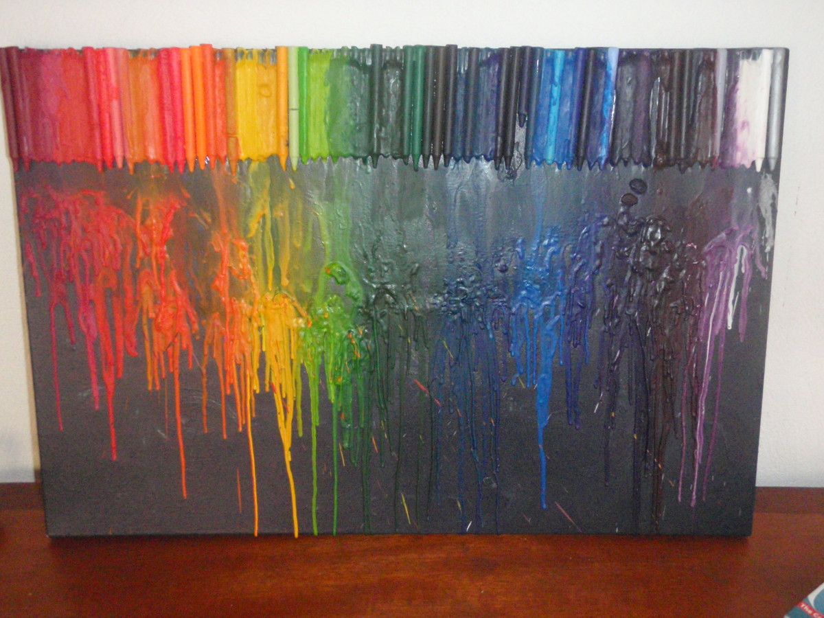 How to Create Your Own Melted Wax Crayon Art HubPages