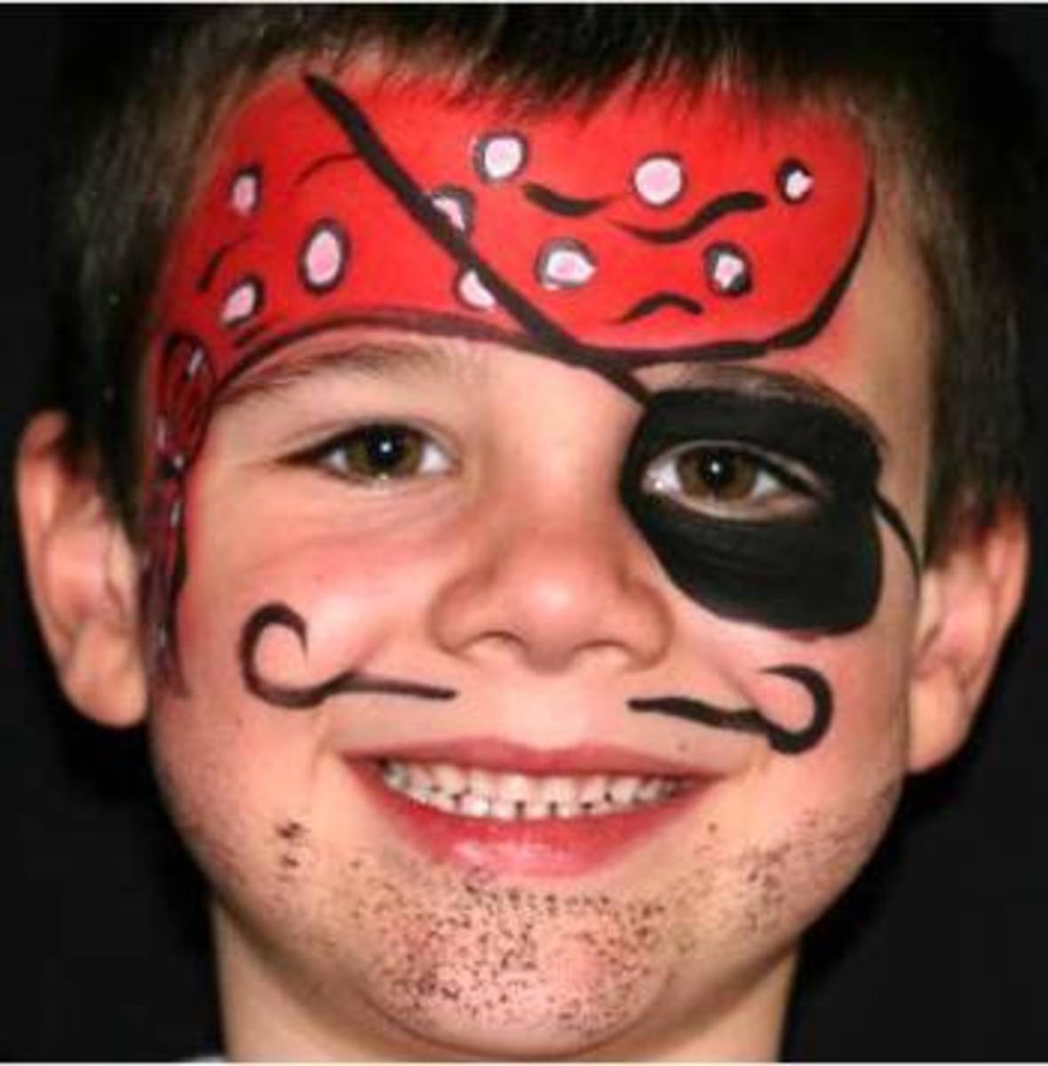 Pirate Face Painting for Children Tutorials, Tips, and Designs Holidappy
