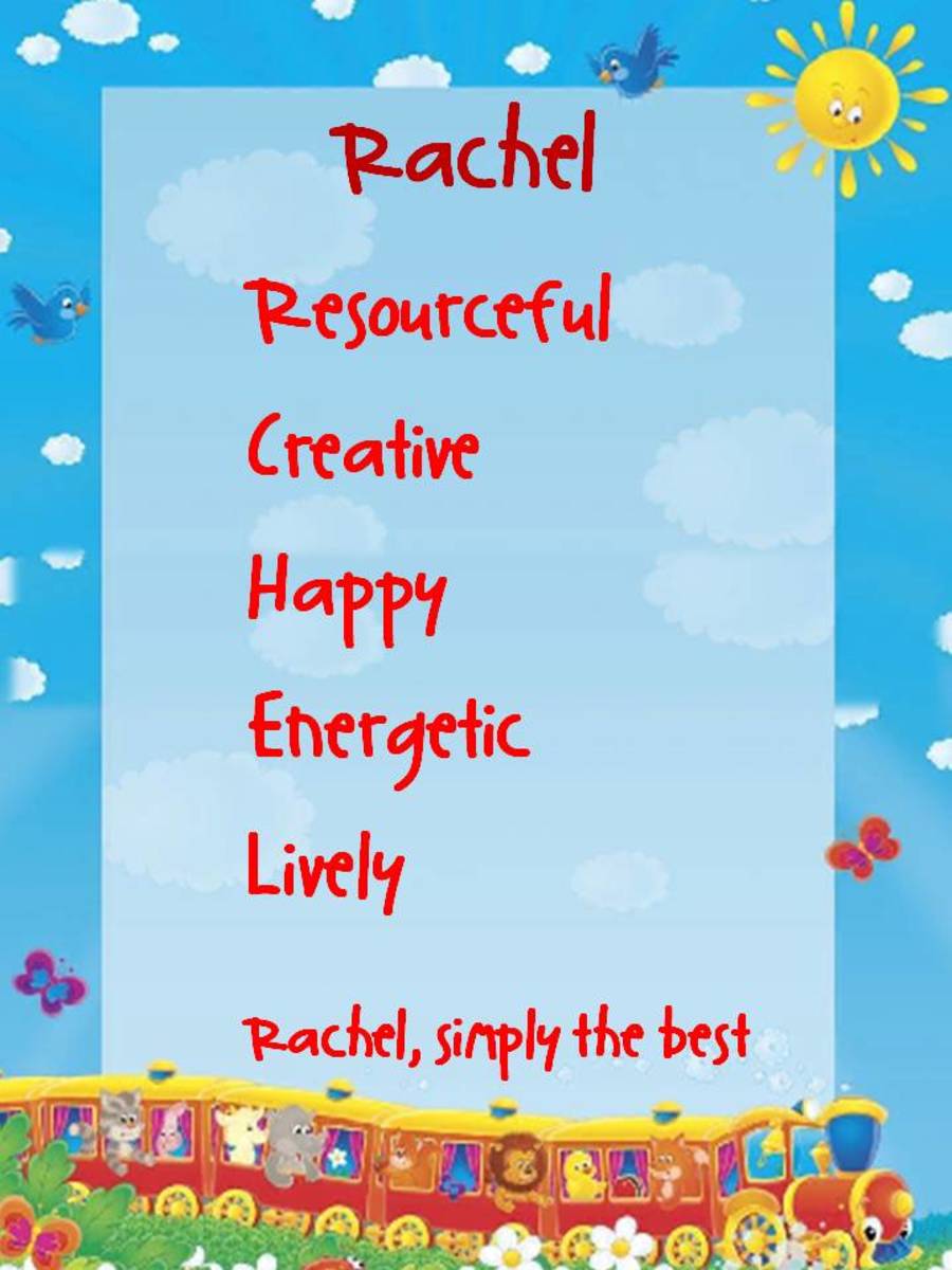 Acrostic Name Poems For Girls HubPages