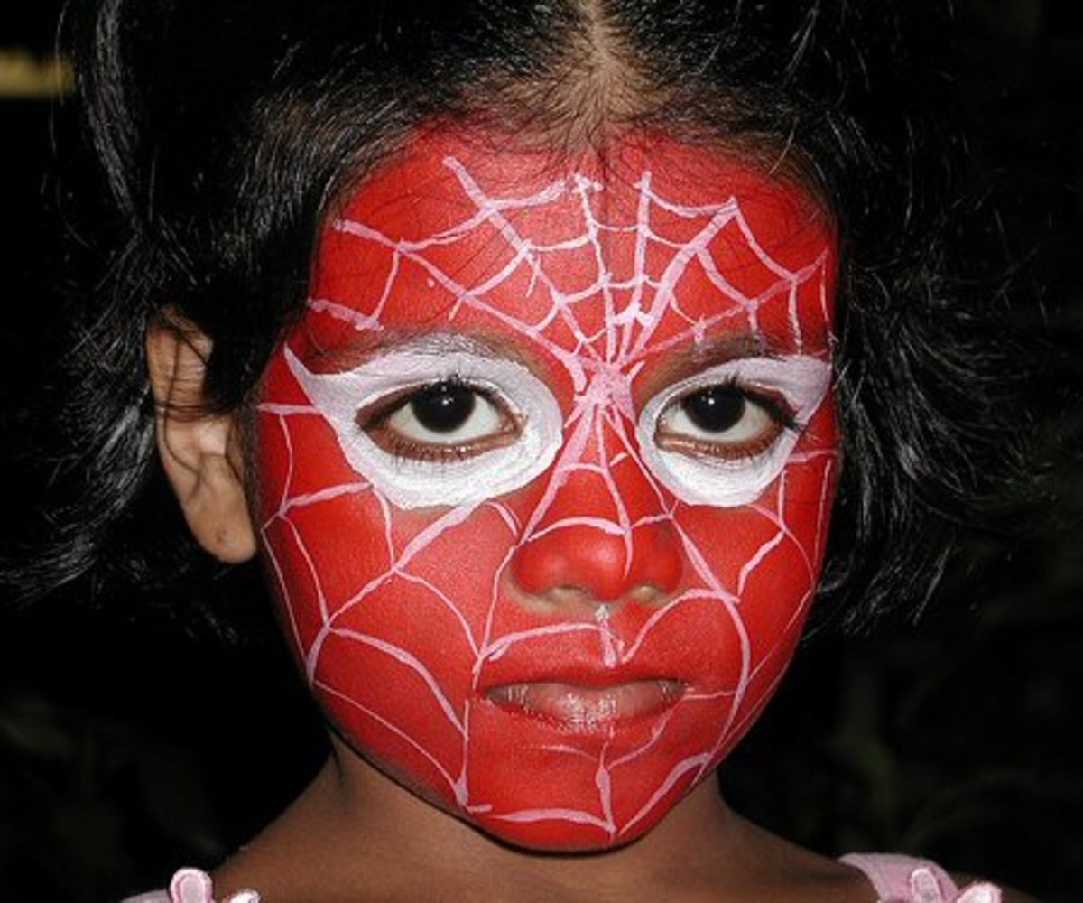 Spiderman Face Painting for Children Tutorials, Tips and Designs