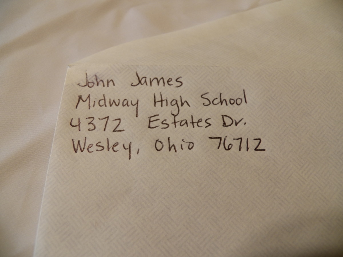 How to Address Envelopes for College Letters Owlcation