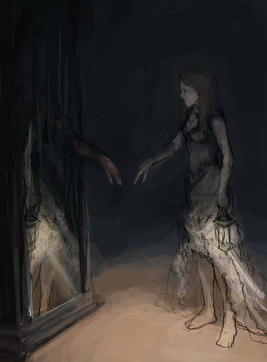 Yin and Yang Effects of a Mirror Reversing the reflections affecting