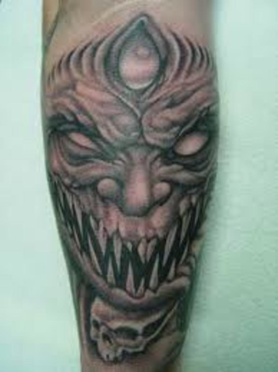 Demon Tattoos And DesignsDemon Tattoo MeaningsDemon Tattoo Pictures