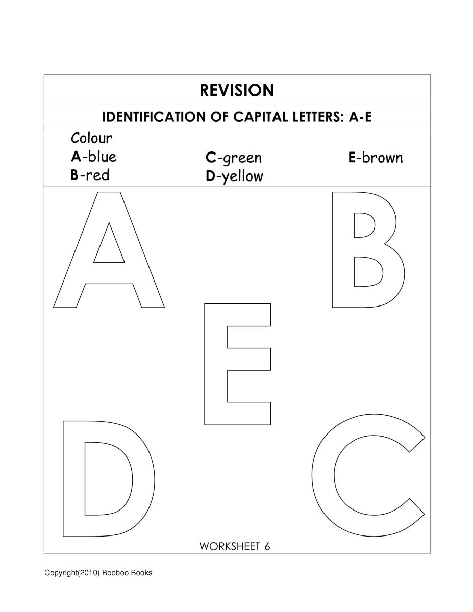 Kindergarten alphabet worksheets HubPages