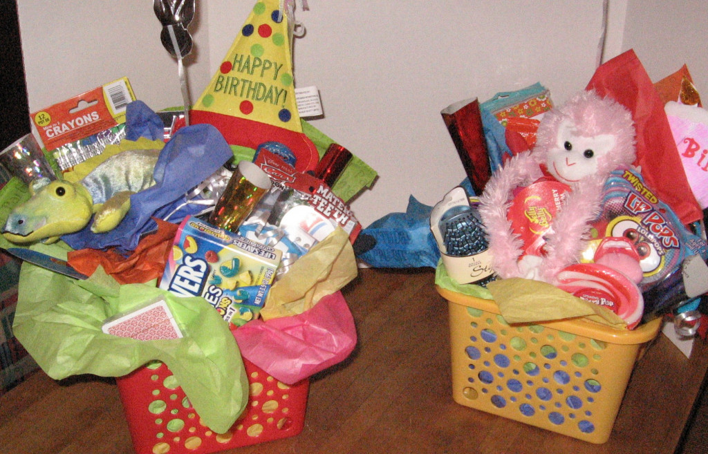 How to Make DIY Home Made Gift Baskets For Children's Birthdays With