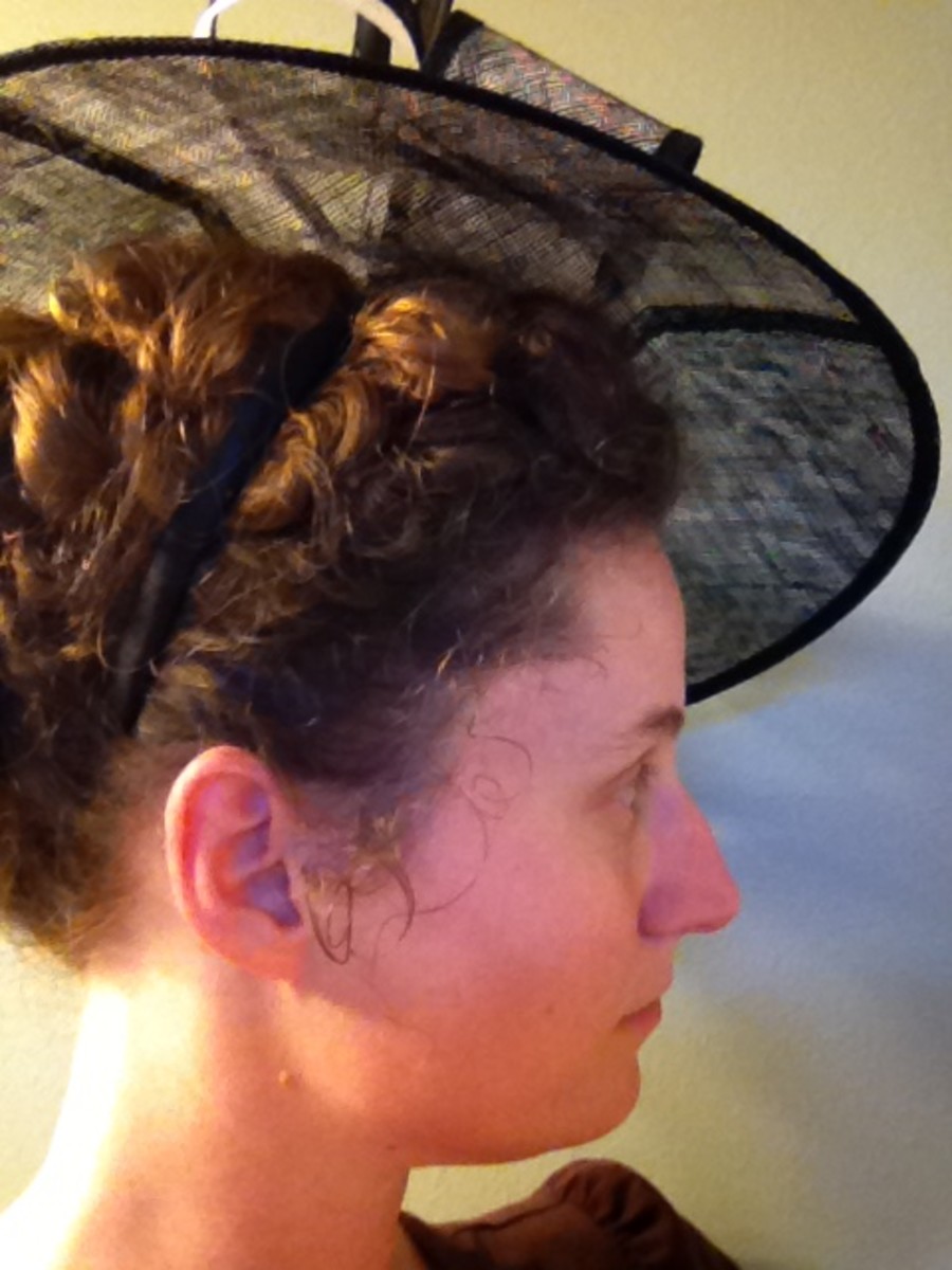 Easy Hairstyles For Fascinators Barrel Curl Updo hubpages
