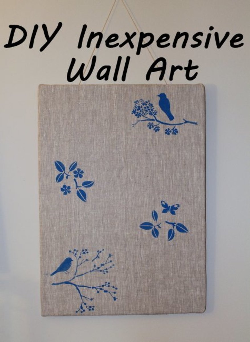 DIY Form Board Fabric Wall Art Panel Décor