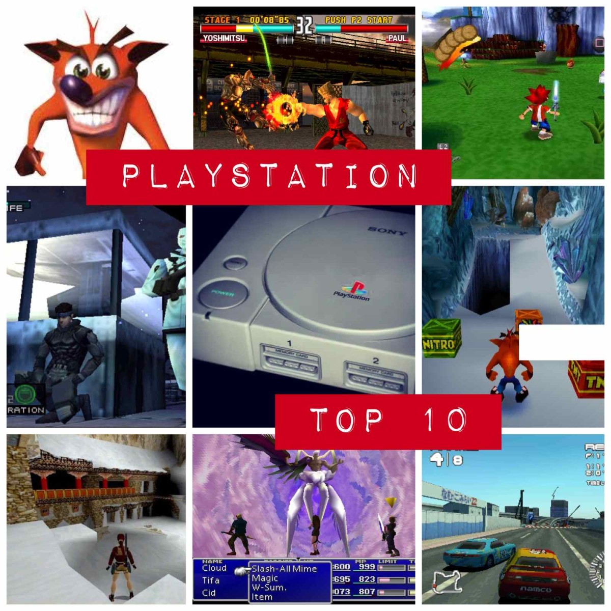 Top 10 Playstation 1 Games The Best of the Best LevelSkip