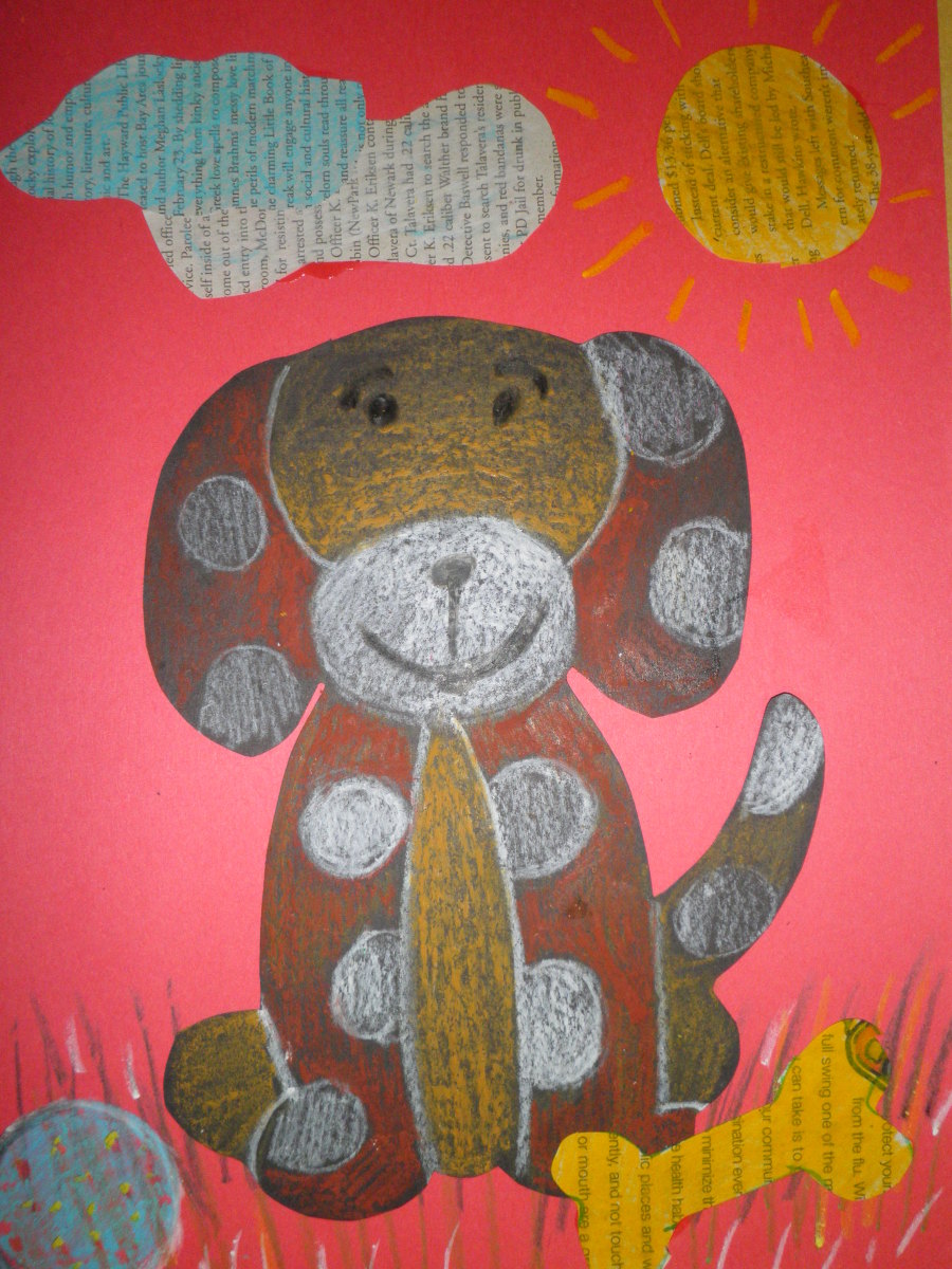 How to Draw a Simple Dog With Oil Pastels HubPages