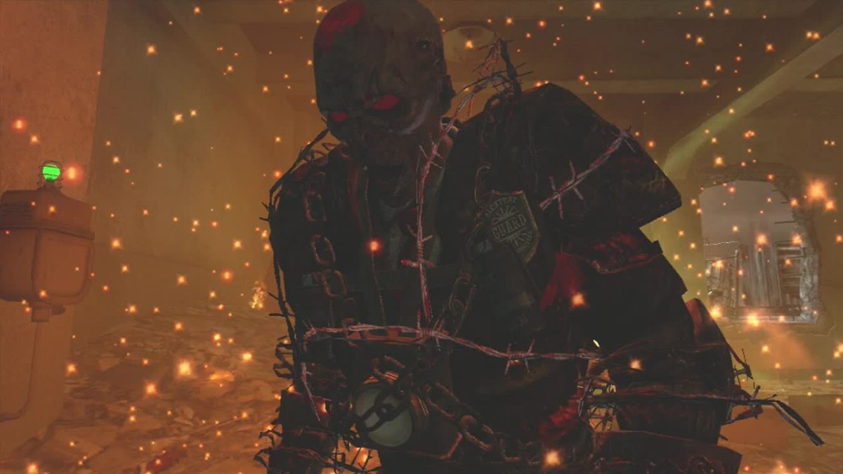 Brutus, the Zombie Boss on Alcatraz, Mob of The Dead Call of Duty