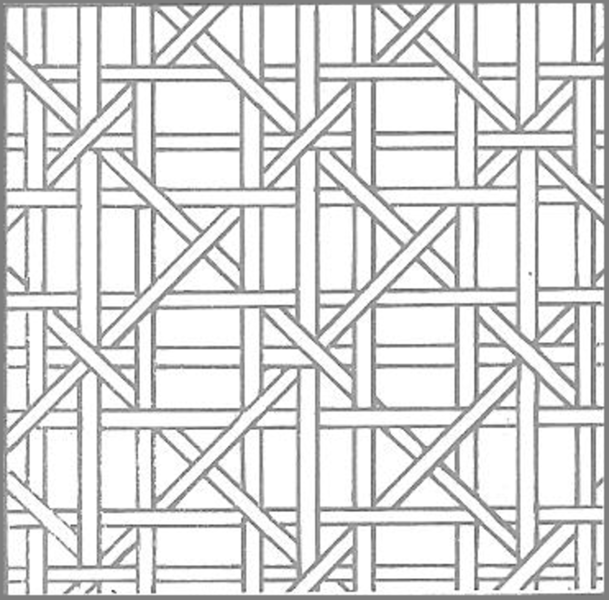 Cane Weaving Preparing, Tools & Patterns