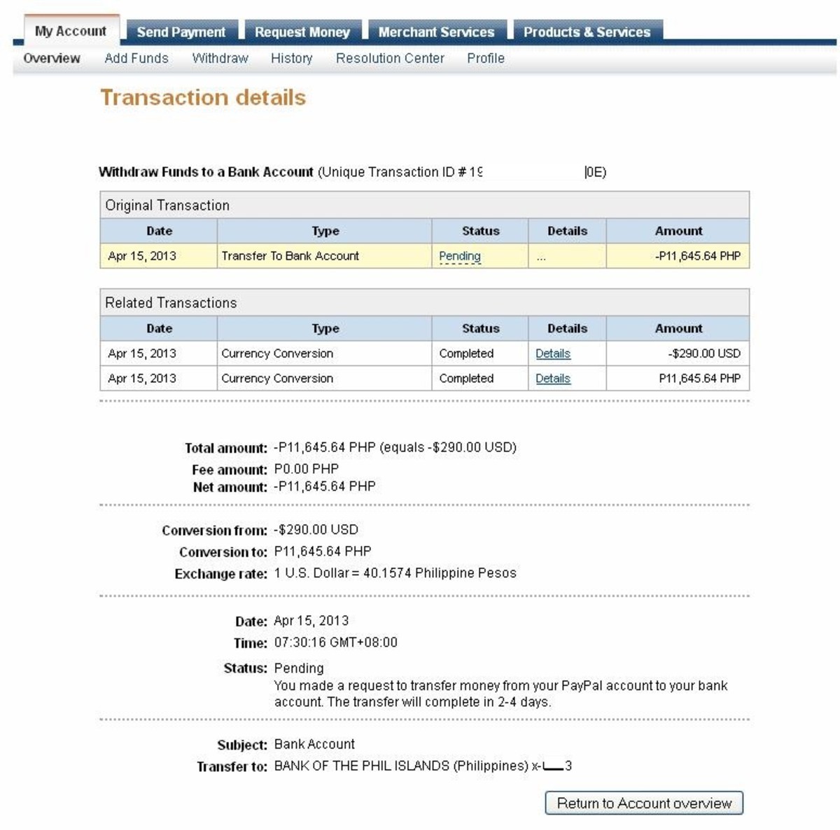 How to Transfer Money From PayPal to BPI ToughNickel
