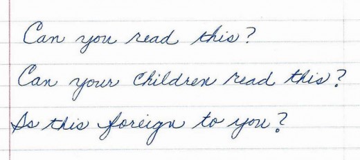 Cursive Writing Is it a lost art? HubPages