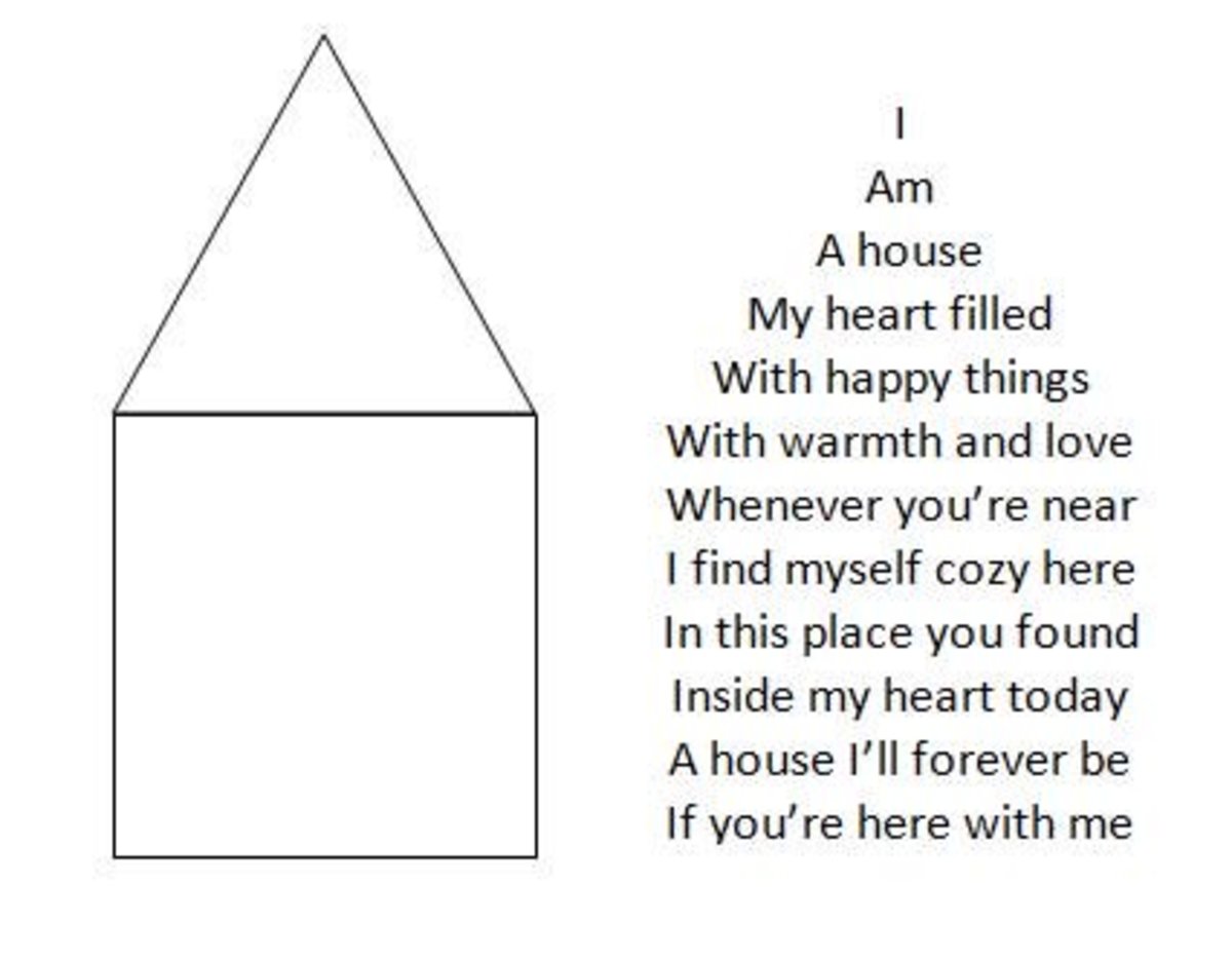how to write shape poems