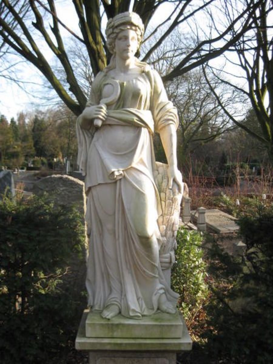 Demeter Greek Goddess Statue