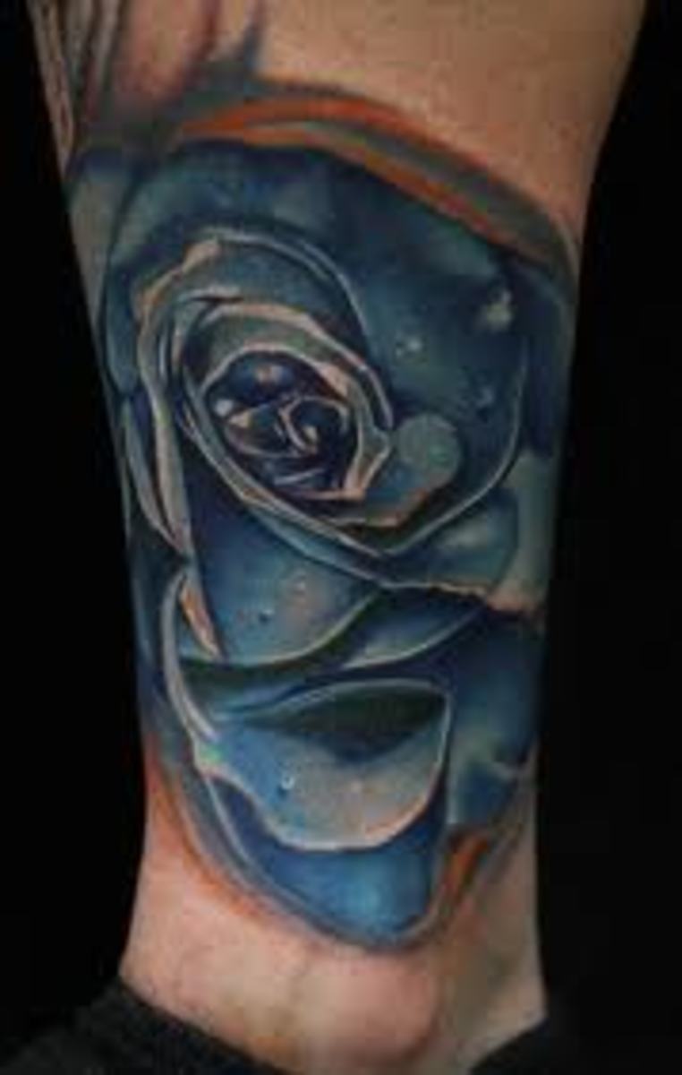 Blue Rose Tattoo Designs and Ideas TatRing