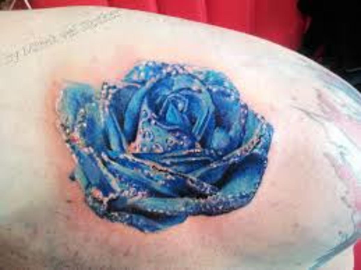 Blue Rose Tattoo Designs and Ideas TatRing