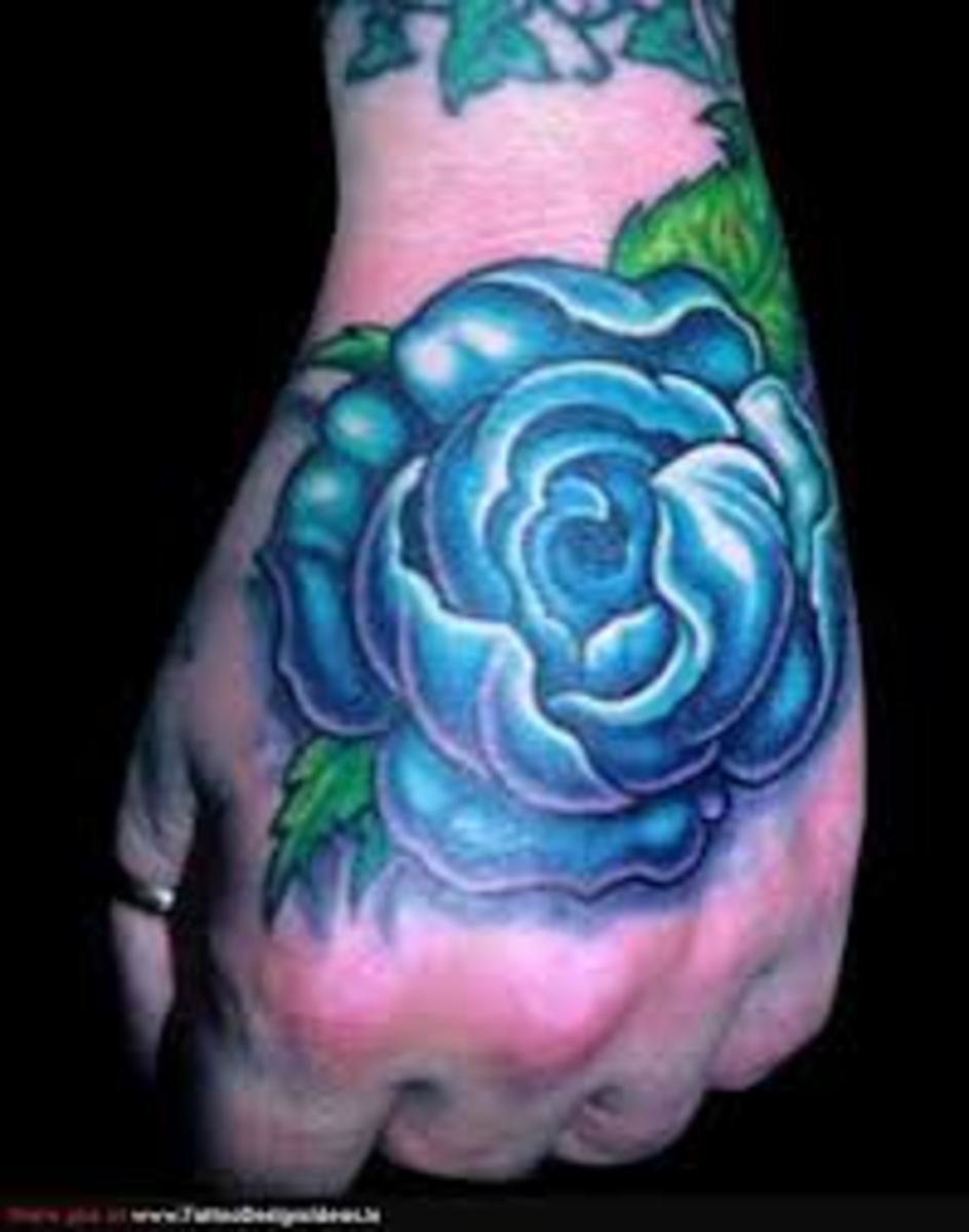 Blue Rose Tattoo Designs And IdeasBlue Rose Tattoo Meanings And Pictures